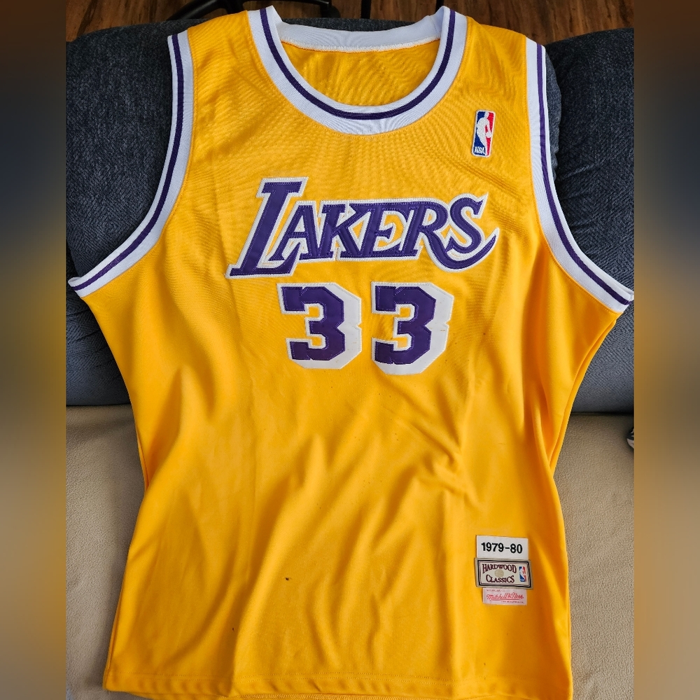 Lakers Hardwood Classics Jersey #33 Abdul-Jabar